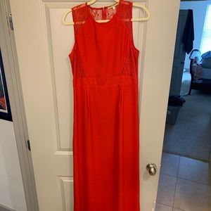 Gorgeous Gianni Bini Red maxi dress + formal